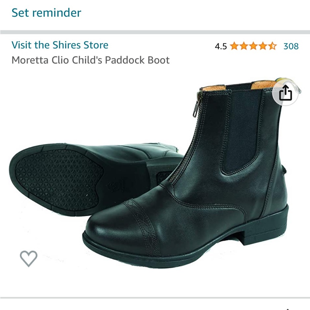Moretta Clio Child's Paddock Boot